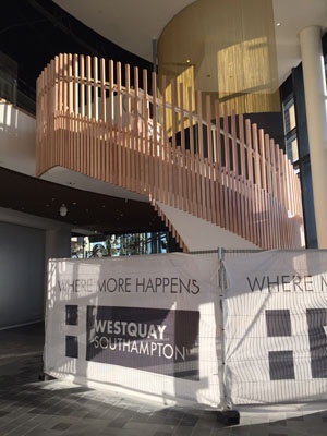 Main Contractor: Sir Robert McAlpine | Project: Westquay Watermark Shopping Centre - Southampton Contract Value: £1.5m